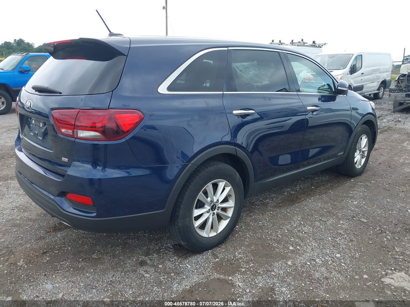 2019 Kia Sorento VIN 5XYPGDA39KG498268 IAAI salvage auction — LEFT FRONT, Salvage Title, sold $4,350 on 2026-07-15 (photo 4)