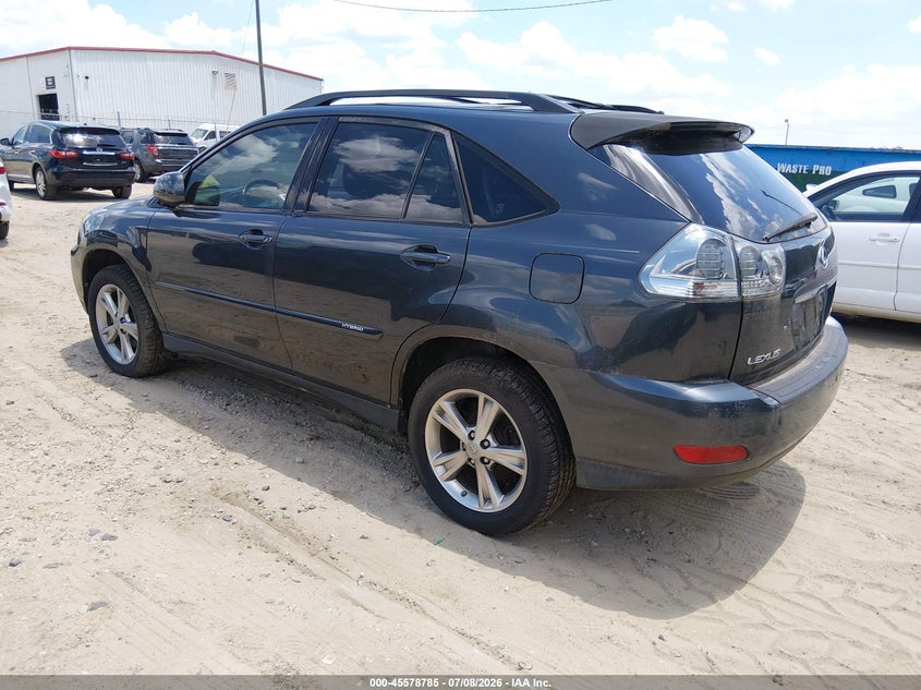2007 Lexus Rx 400h VIN JTJGW31U272003719 IAAI salvage auction — NORMAL WEAR, Clear (Georgia), sold $825 on 2026-07-30 (photo 3)
