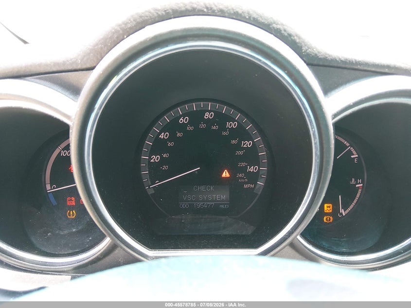 2007 Lexus Rx 400h VIN JTJGW31U272003719 IAAI salvage auction — NORMAL WEAR, Clear (Georgia), sold $825 on 2026-07-30 (photo 7)