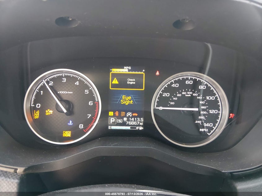 2020 Subaru Forester VIN JF2SKASC3LH558500 IAAI salvage auction — FRONT END, Salvage (Ohio), sold $3,550 on 2026-08-02 (photo 7)