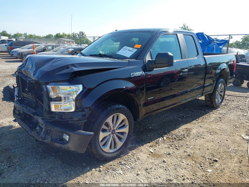 2017 Ford F-150 VIN 1FTEX1EP0HFC32930 IAAI salvage auction — FRONT END, Salvage (Ohio), sold $4,550 on 2026-08-01 (photo 2)