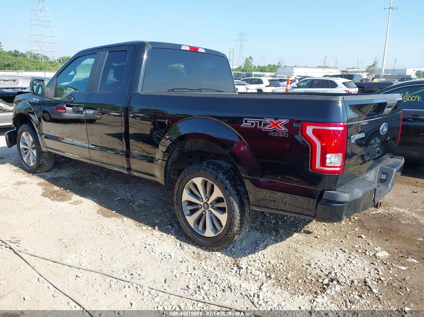 2017 Ford F-150 VIN 1FTEX1EP0HFC32930 IAAI salvage auction — FRONT END, Salvage (Ohio), sold $4,550 on 2026-08-01 (photo 3)