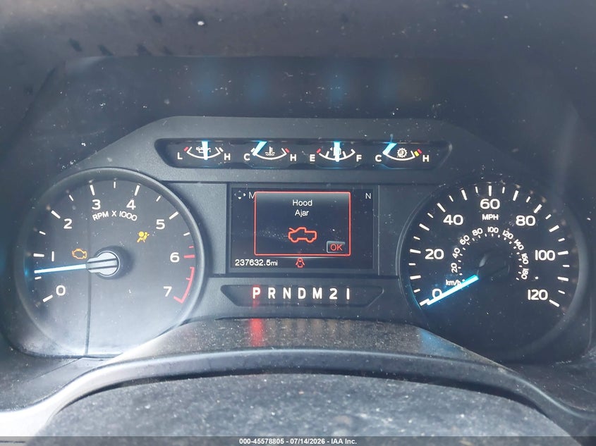 2017 Ford F-150 VIN 1FTEX1EP0HFC32930 IAAI salvage auction — FRONT END, Salvage (Ohio), sold $4,550 on 2026-08-01 (photo 7)
