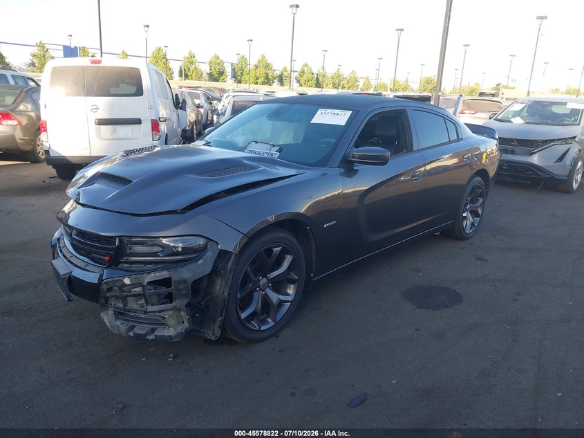 2017 Dodge Charger VIN 2C3CDXCT9HH643944 IAAI salvage auction — RIGHT FRONT, Salvage Certificate (California), sold $3,600 on 2026-08-14 (photo 2)