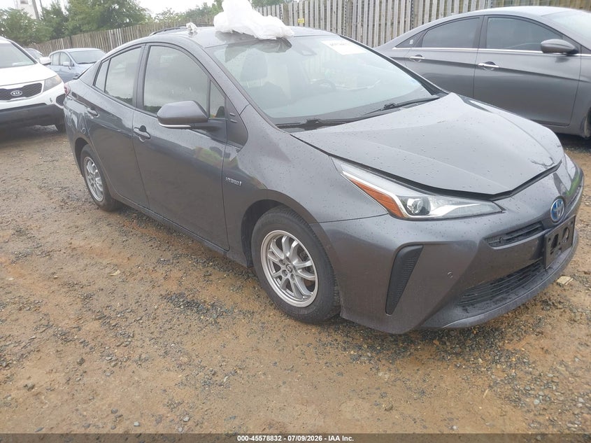 2022 Toyota Prius VIN JTDKAMFU2N3176741 IAAI salvage auction — LEFT REAR, Salvage (Virginia), sold $5,400 on 2026-07-30 (photo 1)