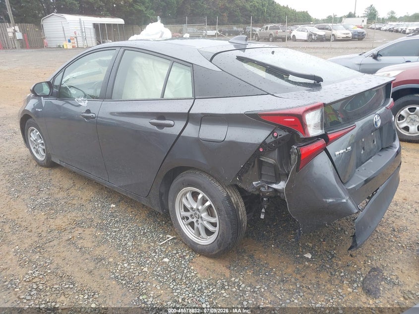 2022 Toyota Prius VIN JTDKAMFU2N3176741 IAAI salvage auction — LEFT REAR, Salvage (Virginia), sold $5,400 on 2026-07-30 (photo 3)
