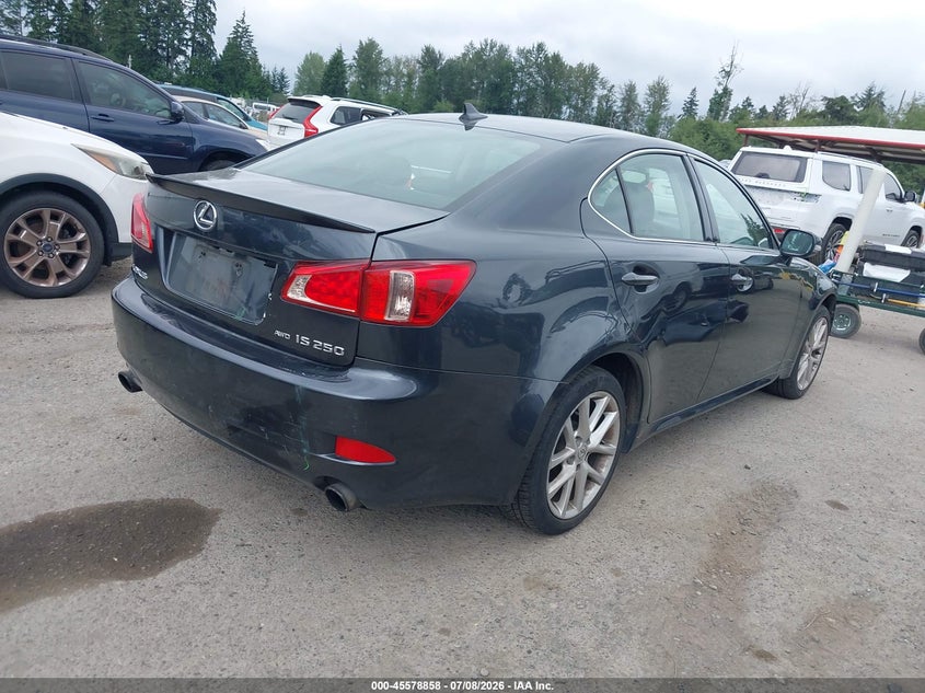 2011 Lexus Is 250 VIN JTHCF5C22B5049596 IAAI salvage auction — FRONT END, Bill Of Sale (Washington), sold $1,700 on 2026-07-15 (photo 4)