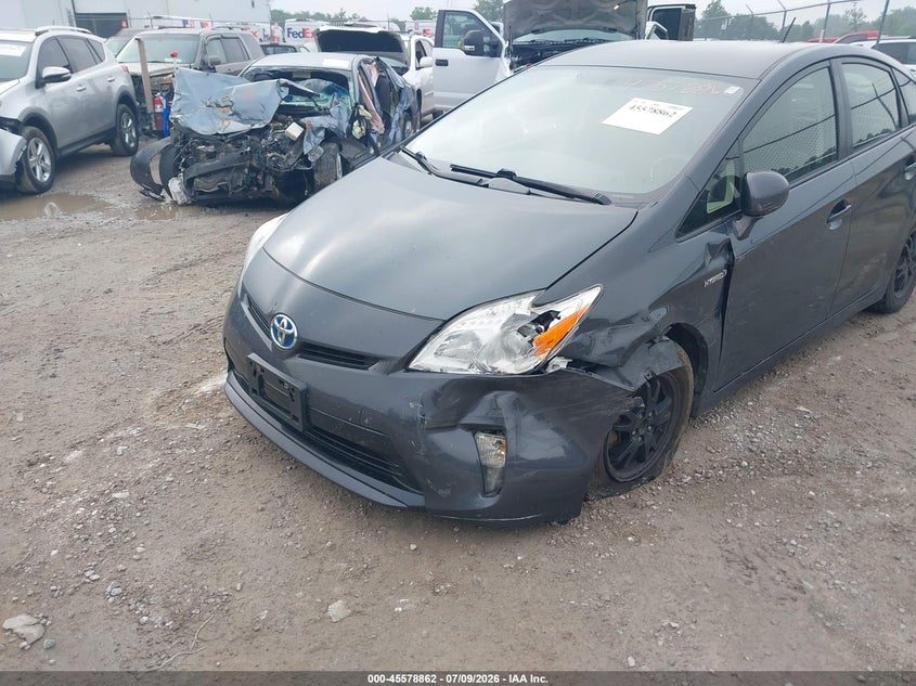 2015 Toyota Prius VIN JTDKN3DU3F0415878 IAAI salvage auction — FRONT END, Salvage (Kentucky), sold $1,500 on 2026-07-31 (photo 6)