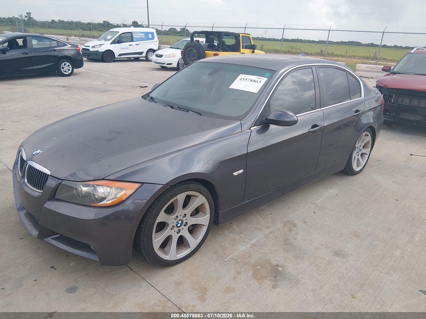 2007 BMW 3 series VIN WBAVB735X7KY61455 IAAI salvage auction — NORMAL WEAR, Original (Texas), sold $425 on 2026-07-17 (photo 2)