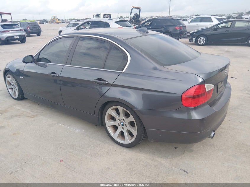2007 BMW 3 series VIN WBAVB735X7KY61455 IAAI salvage auction — NORMAL WEAR, Original (Texas), sold $425 on 2026-07-17 (photo 3)