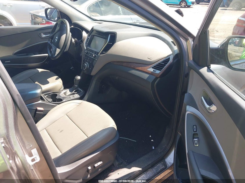 2018 Hyundai Santa fe VIN 5XYZUDLBXJG561110 IAAI salvage auction — REAR END, Salvage (Ohio), sold $3,250 on 2026-07-31 (photo 5)