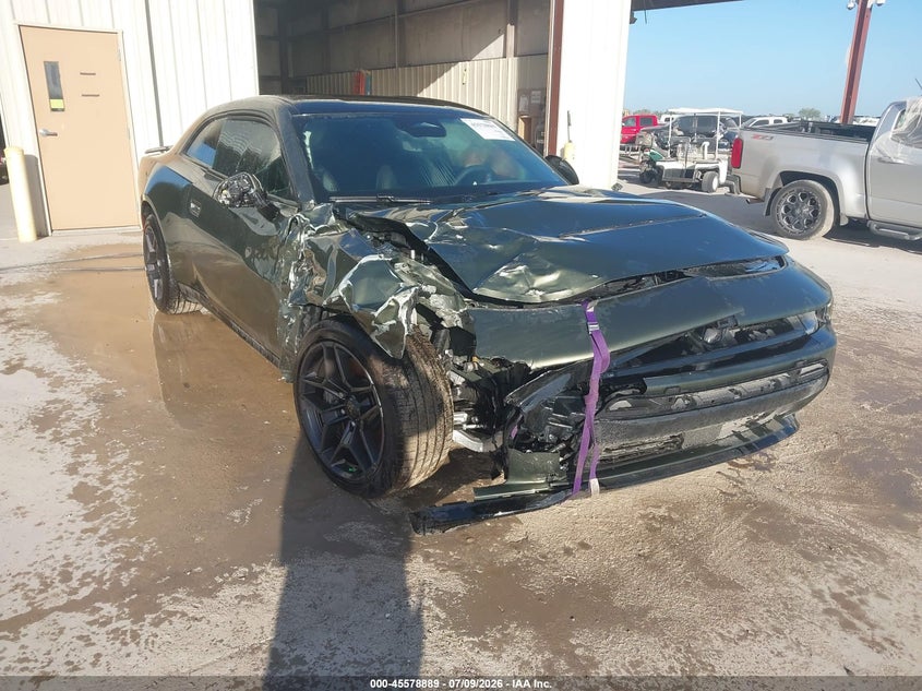 2026 Dodge Charger VIN 2C3CDAMP4TR248538 IAAI salvage auction — RIGHT FRONT, Original (Texas), sold $25 on 2026-07-27 (photo 1)