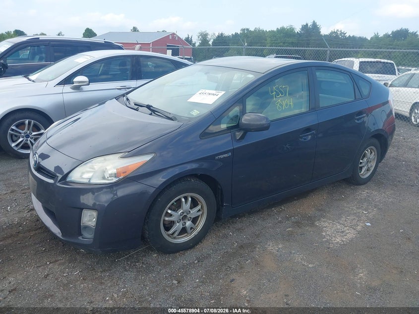 2010 Toyota Prius VIN JTDKN3DU0A0198427 IAAI salvage auction — NORMAL WEAR, Clear (Virginia), sold $650 on 2026-07-21 (photo 2)
