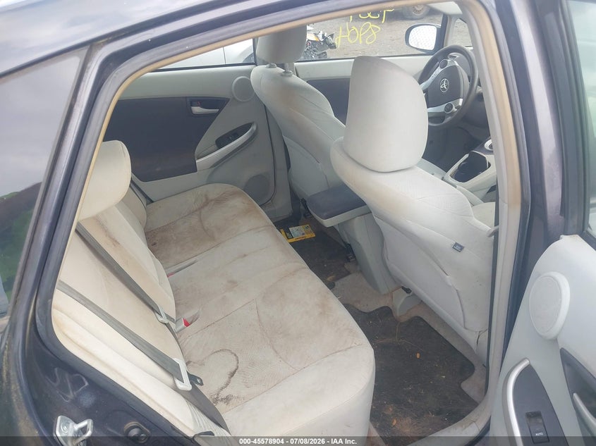 2010 Toyota Prius VIN JTDKN3DU0A0198427 IAAI salvage auction — NORMAL WEAR, Clear (Virginia), sold $650 on 2026-07-21 (photo 8)