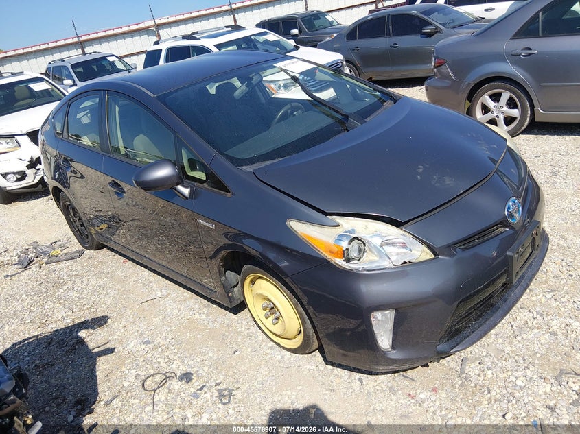 2012 Toyota Prius VIN JTDKN3DUXC1554072 IAAI salvage auction — NORMAL WEAR, Clear (Arkansas), sold $75 on 2026-07-23 (photo 1)