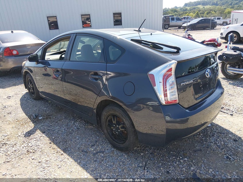 2012 Toyota Prius VIN JTDKN3DUXC1554072 IAAI salvage auction — NORMAL WEAR, Clear (Arkansas), sold $75 on 2026-07-23 (photo 3)