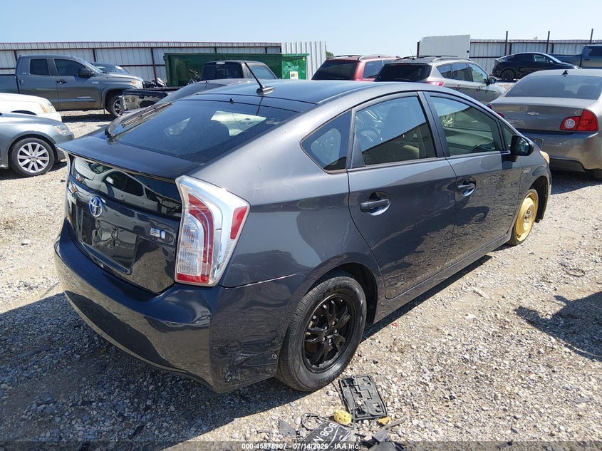 2012 Toyota Prius VIN JTDKN3DUXC1554072 IAAI salvage auction — NORMAL WEAR, Clear (Arkansas), sold $75 on 2026-07-23 (photo 4)