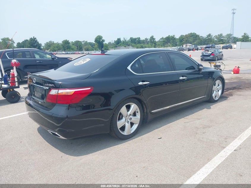 2011 Lexus Ls VIN JTHGL5EF0B5041992 IAAI salvage auction — SIDE, Clear (Indiana), sold $2,500 on 2026-10-03 (photo 4)