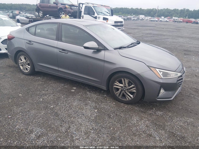 2019 Hyundai Elantra VIN KMHD84LF9KU853750 IAAI salvage auction — NORMAL WEAR, Salvage Title, sold $3,150 on 2026-07-20 (photo 1)
