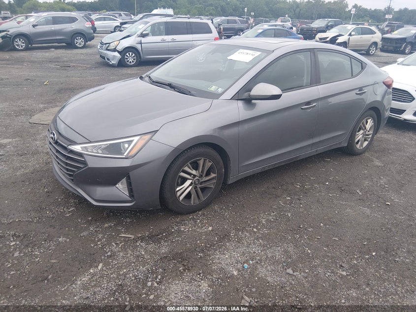 2019 Hyundai Elantra VIN KMHD84LF9KU853750 IAAI salvage auction — NORMAL WEAR, Salvage Title, sold $3,150 on 2026-07-20 (photo 2)