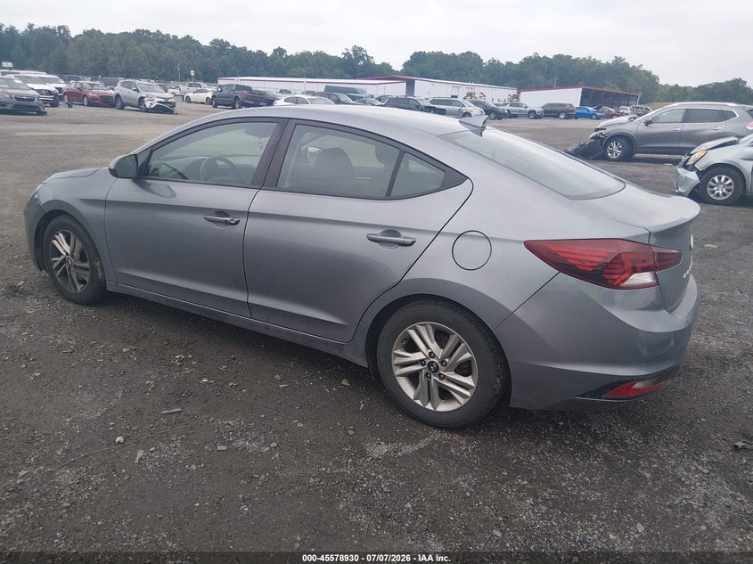 2019 Hyundai Elantra VIN KMHD84LF9KU853750 IAAI salvage auction — NORMAL WEAR, Salvage Title, sold $3,150 on 2026-07-20 (photo 3)