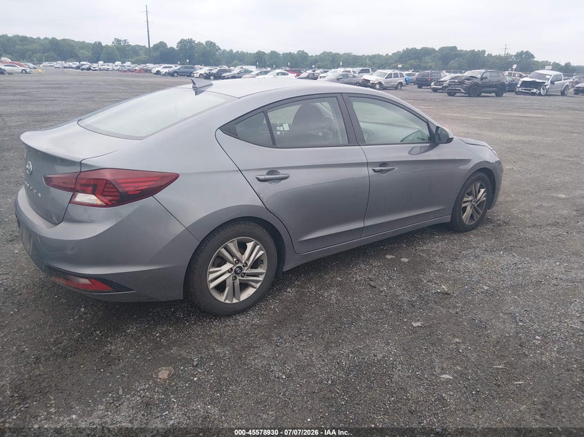 2019 Hyundai Elantra VIN KMHD84LF9KU853750 IAAI salvage auction — NORMAL WEAR, Salvage Title, sold $3,150 on 2026-07-20 (photo 4)