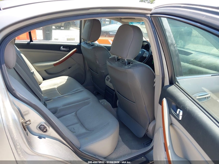 2005 Infiniti G35 VIN JNKCV51F15M311904 IAAI salvage auction — NORMAL WEAR, Clear-Dealer Only (North Carolina), sold $25 on 2026-07-21 (photo 8)