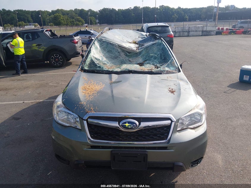2015 Subaru Forester VIN JF2SJABC7FH484098 IAAI salvage auction — STORM DAMAGE, Clear (Pennsylvania), sold $25 on 2026-07-20 (photo 6)