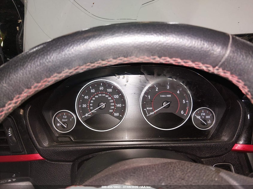 2014 BMW 3er VIN WBA3D5C52EKX97625 IAAI salvage auction — FRONT END, Salvage (Idaho), sold $1,400 on 2026-08-21 (photo 7)