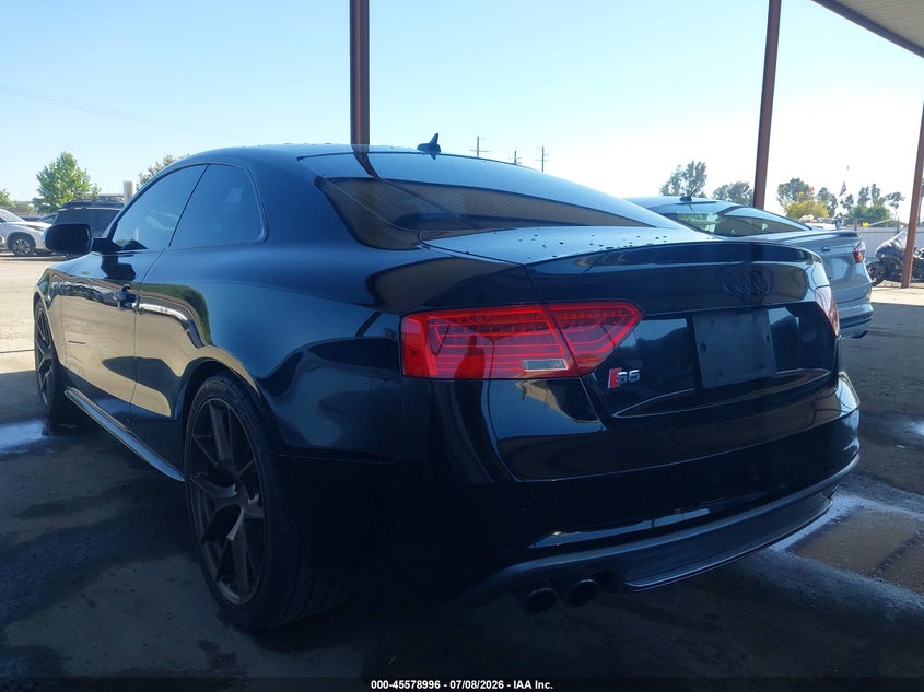 2013 Audi S5 VIN WAUCGAFR4DA001587 IAAI salvage auction — FRONT END, Salvage (California), sold $2,900 on 2026-07-28 (photo 3)