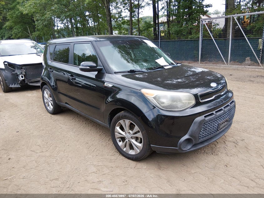 2014 Kia Soul VIN KNDJP3A54E7058090 IAAI salvage auction — NORMAL WEAR, Clear (Virginia), sold $500 on 2026-07-30 (photo 1)