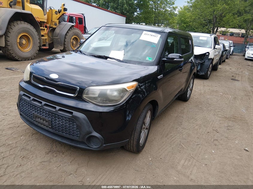 2014 Kia Soul VIN KNDJP3A54E7058090 IAAI salvage auction — NORMAL WEAR, Clear (Virginia), sold $500 on 2026-07-30 (photo 2)