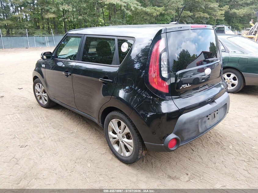 2014 Kia Soul VIN KNDJP3A54E7058090 IAAI salvage auction — NORMAL WEAR, Clear (Virginia), sold $500 on 2026-07-30 (photo 3)