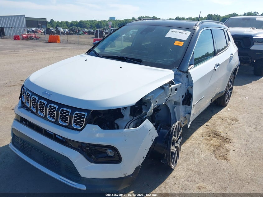 2025 Jeep Compass VIN 3C4NJDCN5ST610757 IAAI salvage auction — FRONT END, Salvage (Ohio), sold $7,100 on 2026-07-28 (photo 2)