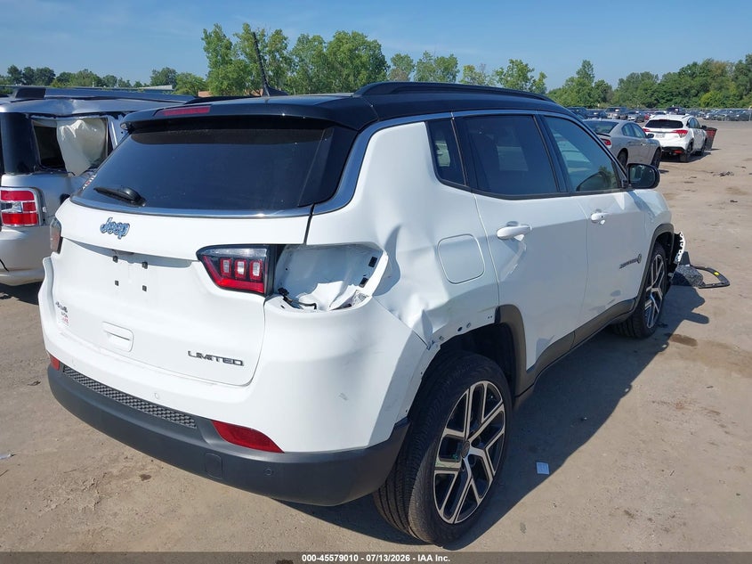 2025 Jeep Compass VIN 3C4NJDCN5ST610757 IAAI salvage auction — FRONT END, Salvage (Ohio), sold $7,100 on 2026-07-28 (photo 4)