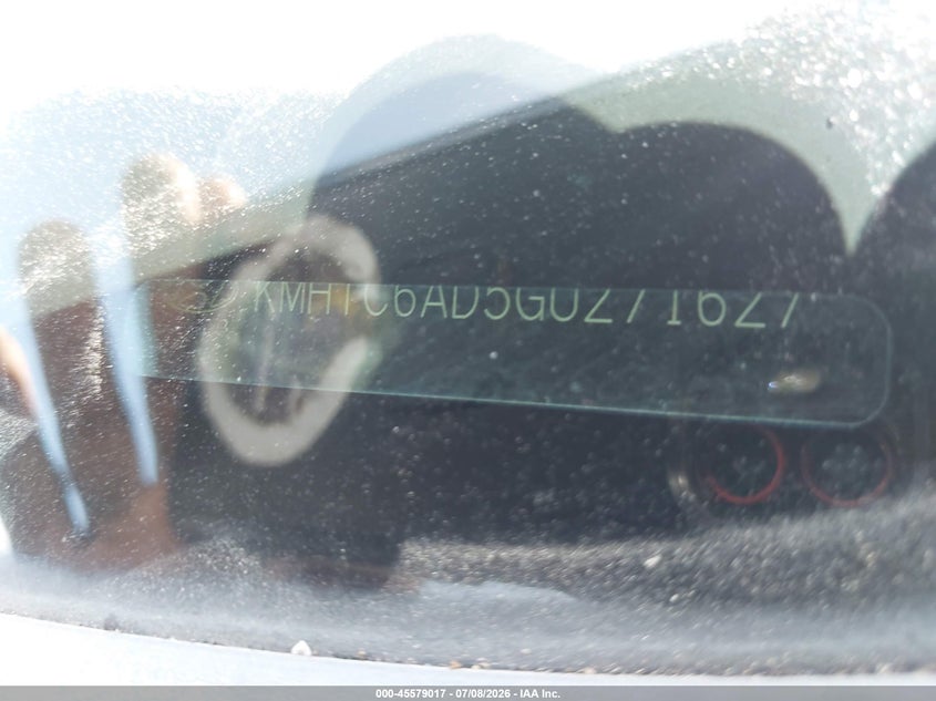 2016 Hyundai Veloster VIN KMHTC6AD5GU271627 IAAI salvage auction — NORMAL WEAR, Clear (Florida), sold $500 on 2026-07-29 (photo 9)