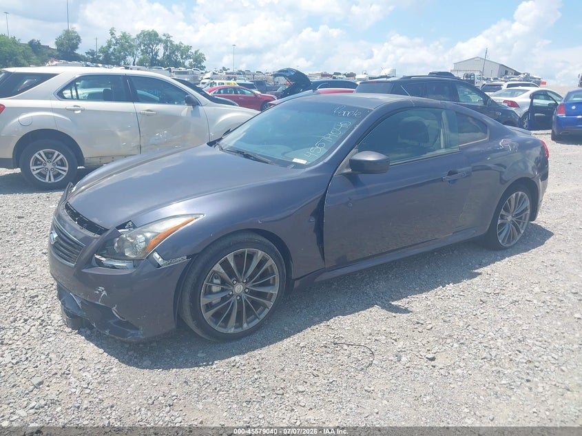 2013 Infiniti G VIN JN1CV6EL7DM982955 IAAI salvage auction — NORMAL WEAR, Clear (Tennessee), sold $500 on 2026-07-30 (photo 2)