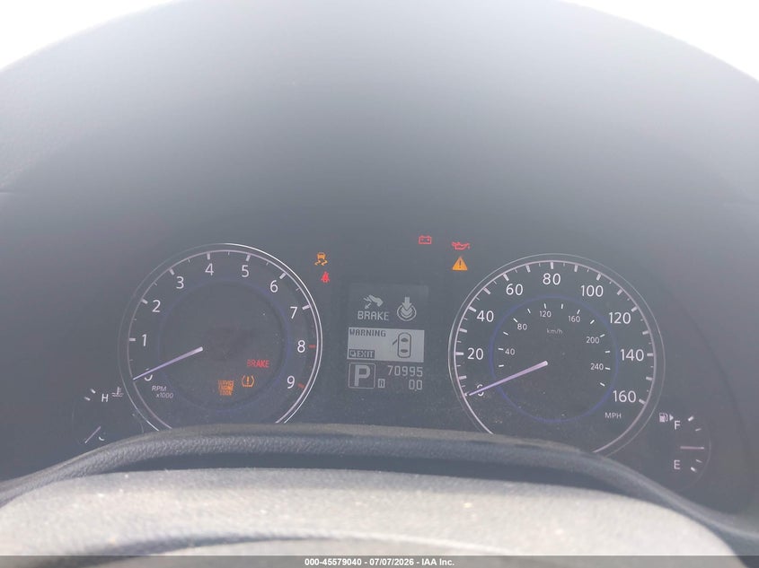 2013 Infiniti G VIN JN1CV6EL7DM982955 IAAI salvage auction — NORMAL WEAR, Clear (Tennessee), sold $500 on 2026-07-30 (photo 7)