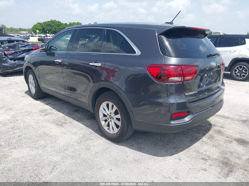 2019 Kia Sorento VIN 5XYPG4A57KG556573 IAAI salvage auction — NORMAL WEAR, Clear (Florida), sold $3,050 on 2026-07-16 (photo 3)