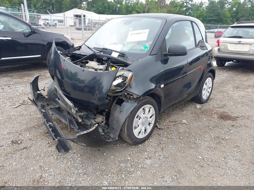 2016 Smart Fortwo VIN WMEFJ5DA3GK071054 IAAI salvage auction — FRONT END, Clear (Virginia), sold $525 on 2026-07-31 (photo 2)