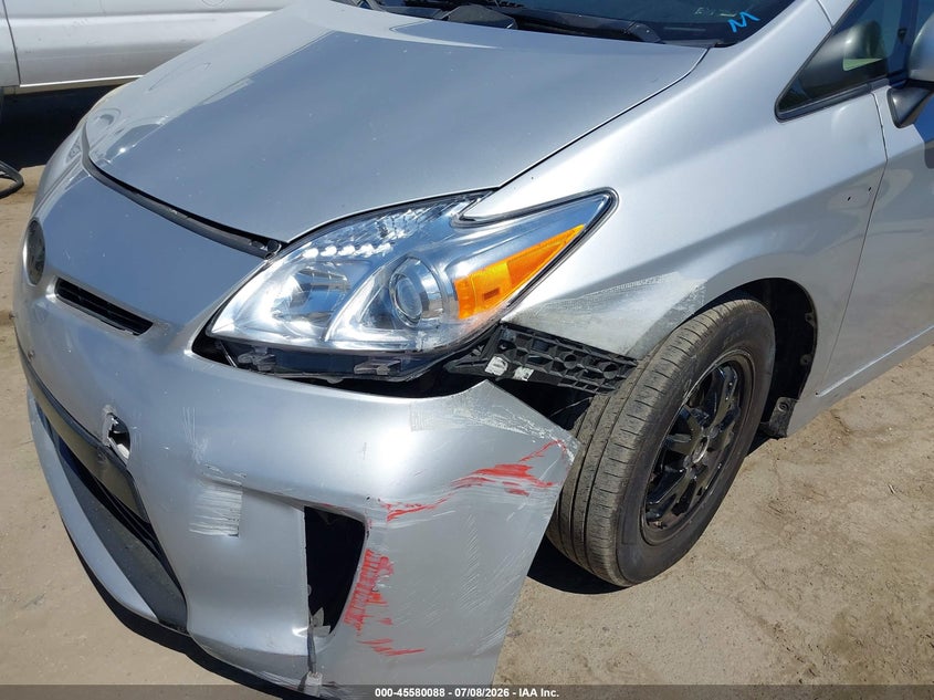2015 Toyota Prius VIN JTDKN3DU5F0421648 IAAI salvage auction — LEFT FRONT, Salvage (California), sold $1,500 on 2026-07-22 (photo 6)