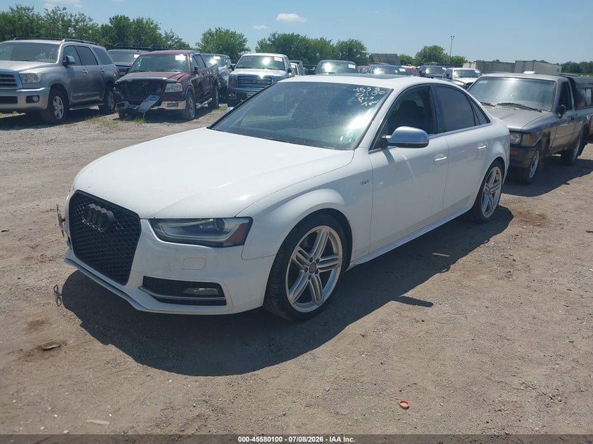 2013 Audi S4 VIN WAUKGAFL1DA064766 IAAI salvage auction — NORMAL WEAR, Regular Certificate (Iowa), sold $3,900 on 2026-07-13 (photo 2)