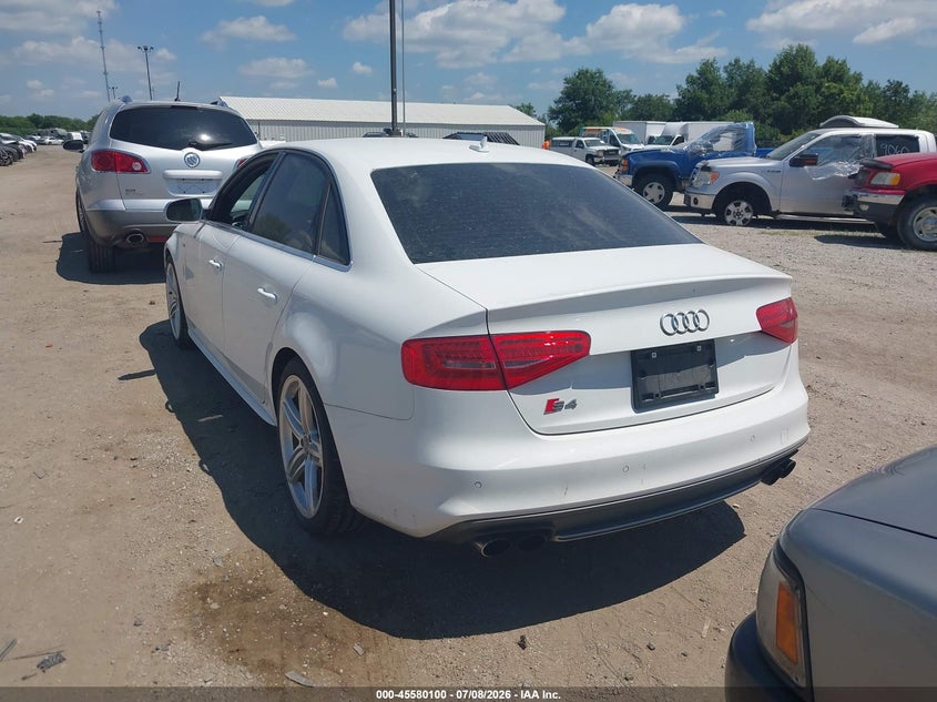 2013 Audi S4 VIN WAUKGAFL1DA064766 IAAI salvage auction — NORMAL WEAR, Regular Certificate (Iowa), sold $3,900 on 2026-07-13 (photo 3)