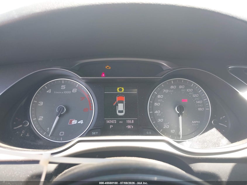 2013 Audi S4 VIN WAUKGAFL1DA064766 IAAI salvage auction — NORMAL WEAR, Regular Certificate (Iowa), sold $3,900 on 2026-07-13 (photo 7)