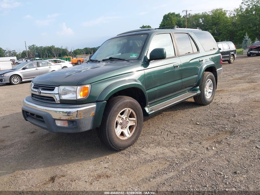 2001 Toyota 4runner VIN JT3HN86R619045101 IAAI salvage auction — REAR END, Clear (New Jersey), sold $950 on 2026-07-23 (photo 2)