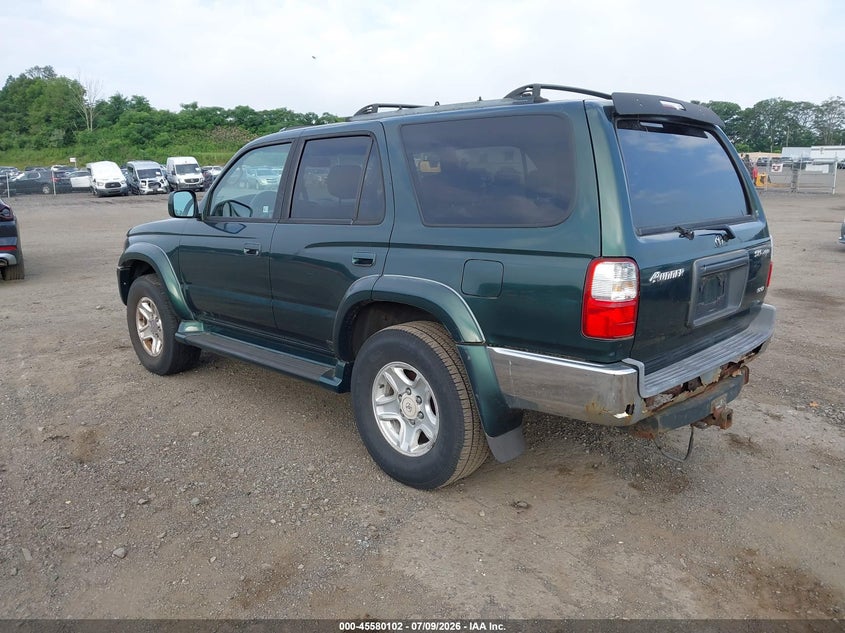 2001 Toyota 4runner VIN JT3HN86R619045101 IAAI salvage auction — REAR END, Clear (New Jersey), sold $950 on 2026-07-23 (photo 3)
