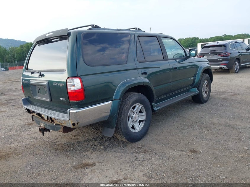 2001 Toyota 4runner VIN JT3HN86R619045101 IAAI salvage auction — REAR END, Clear (New Jersey), sold $950 on 2026-07-23 (photo 4)