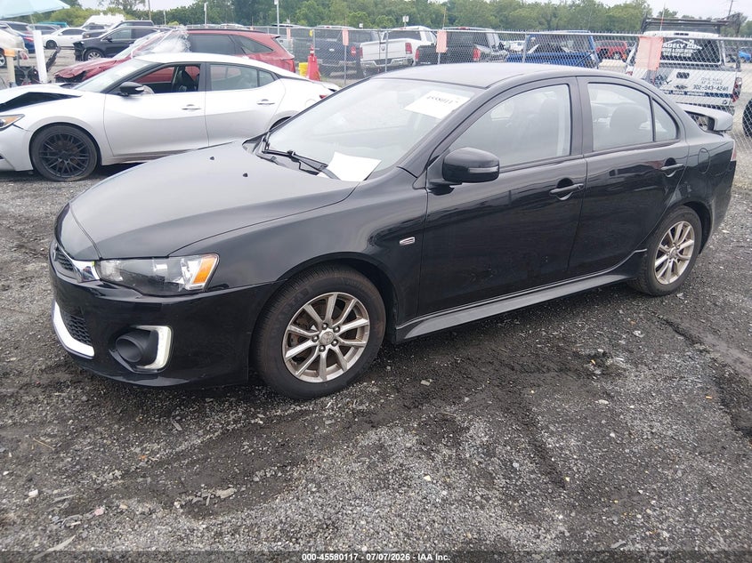 2016 Mitsubishi Lancer VIN JA32V2FW9GU010884 IAAI salvage auction — NORMAL WEAR, Clear (Delaware), sold $725 on 2026-07-27 (photo 2)