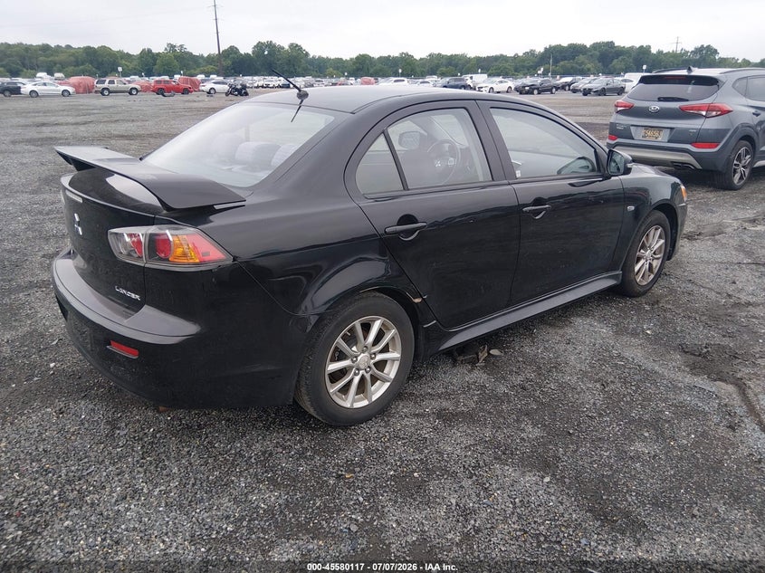 2016 Mitsubishi Lancer VIN JA32V2FW9GU010884 IAAI salvage auction — NORMAL WEAR, Clear (Delaware), sold $725 on 2026-07-27 (photo 4)