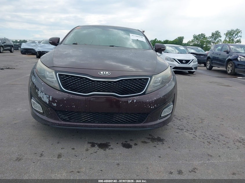 2014 Kia Optima VIN 5XXGM4A79EG302396 IAAI salvage auction — NORMAL WEAR, Clear (Tennessee), sold $375 on 2026-07-28 (photo 6)
